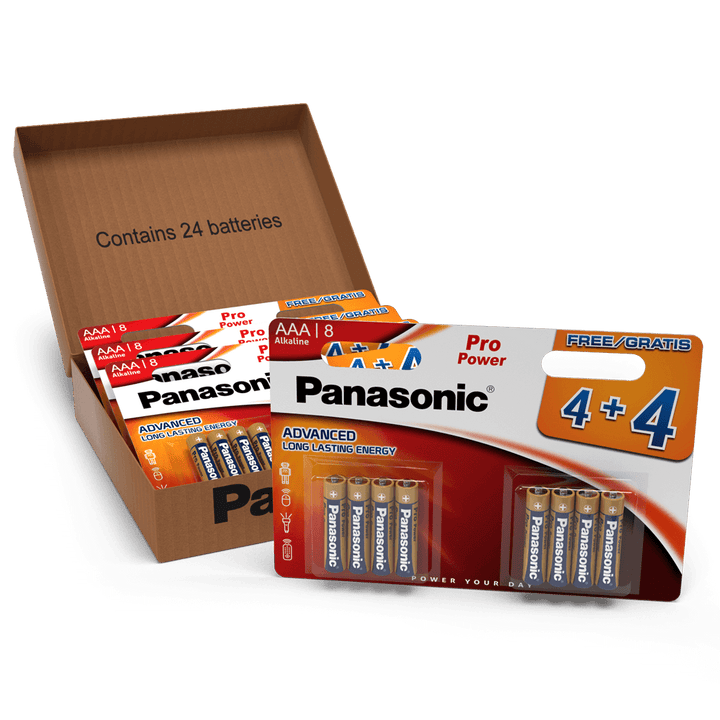 PANASONIC - PRO POWER ALKALINE AA BATTERY LR6 PACK*24