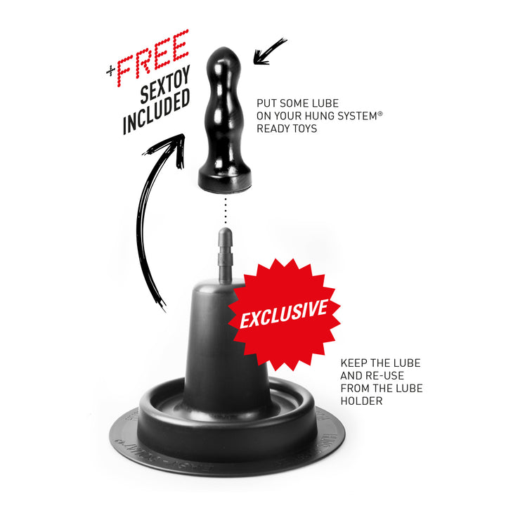 Hung System Easy Squat suction base with Vac-U-Lock attachment plug