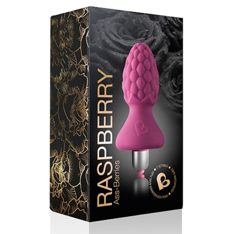 Assberries Raspberry Plug Anal — Red silicone