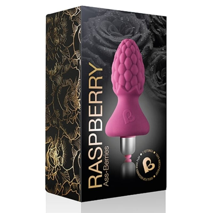 Assberries Raspberry Plug Anal — Red silicone