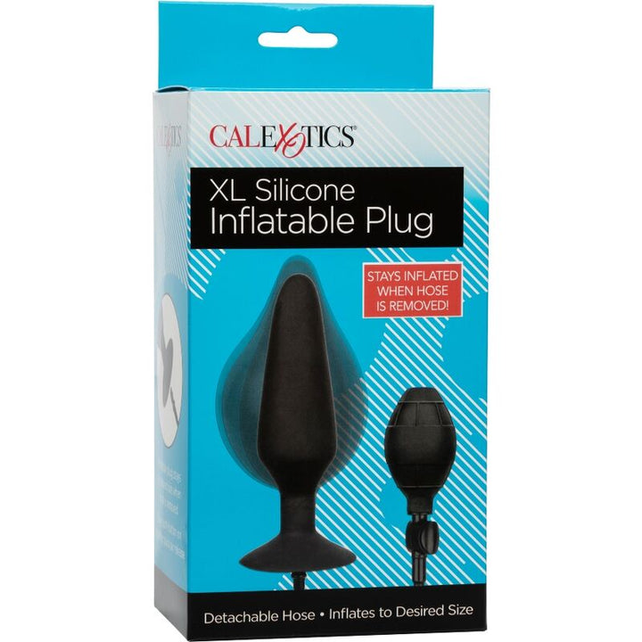 XL Silicone Inflatable Plug — Black