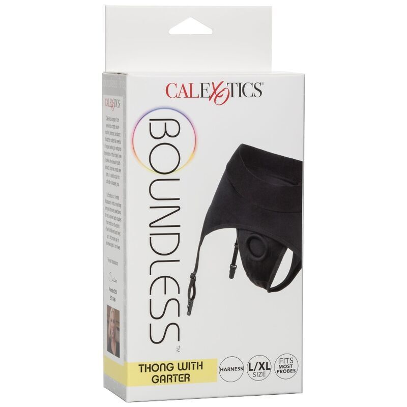 Calexotics - Boundless Thong With Garter S/m