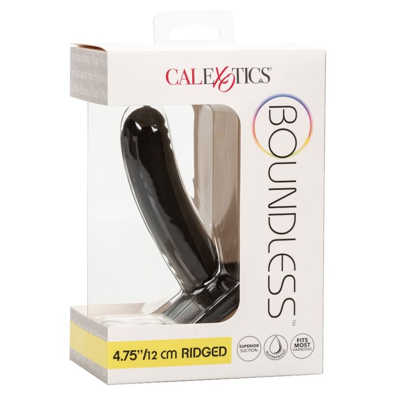 Calexotics Boundless Dildo 12 CM Compatible With Harness — Black, Silicone