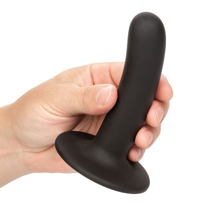 Calexotics Boundless Dildo 12 CM Harness Compatible Smooth — Black, Silicone