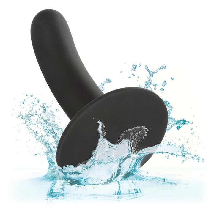 Calexotics Boundless Dildo 12 CM Harness Compatible Smooth — Black, Silicone