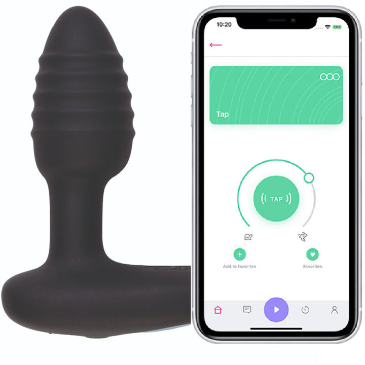 Kiiroo Lumen Plug Vibration Control App — Black