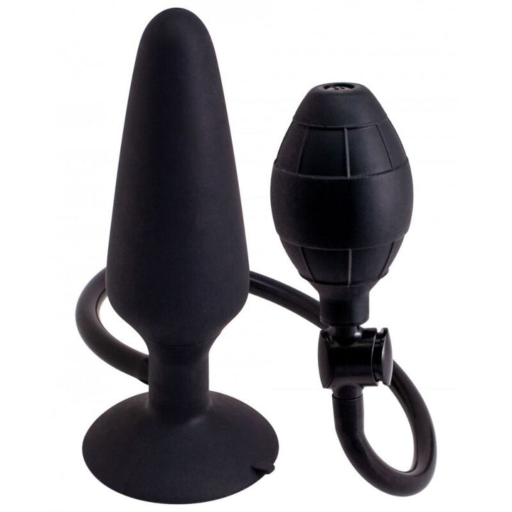Seven Creations Inflatable Anal Plug Size L — Pink silicone