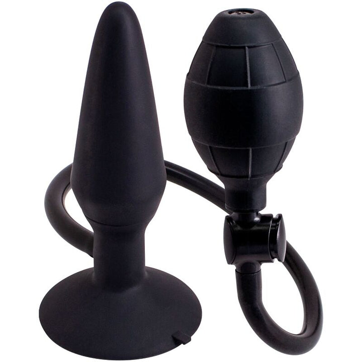 Seven Creations Inflatable Anal Plug Size M — Pink silicone