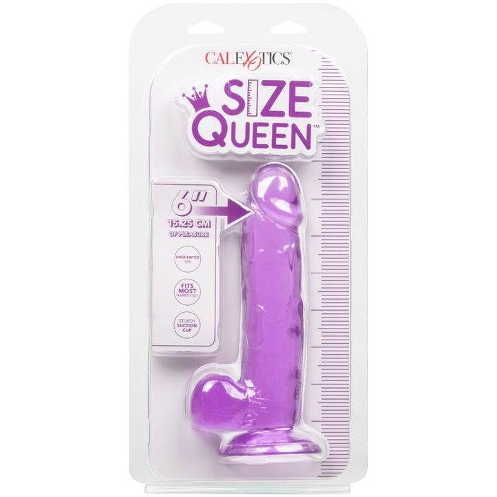 Calexotics Size Queen Dildo Purple 15.3 CM — Purple, TPR