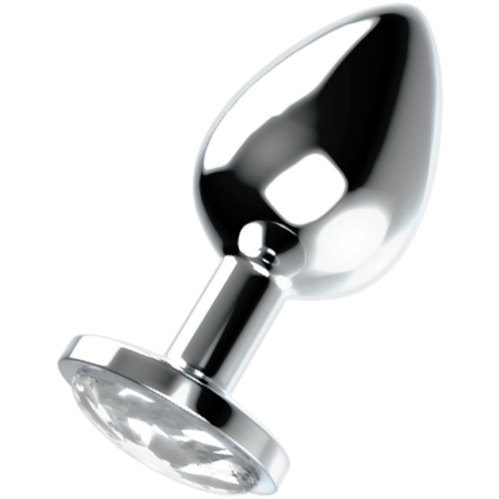 Ohmama Anal Plug With Crystal L — Silver