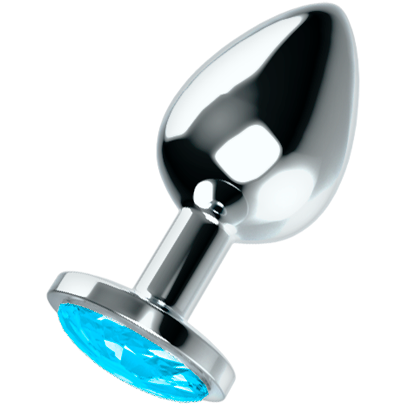Ohmama Anal Plug With Crystal L — Silver