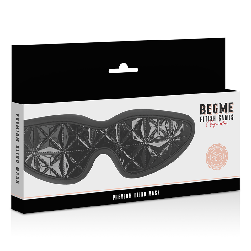 Begme Black Edition - Premium Blind Mask With Neoprene Lining
