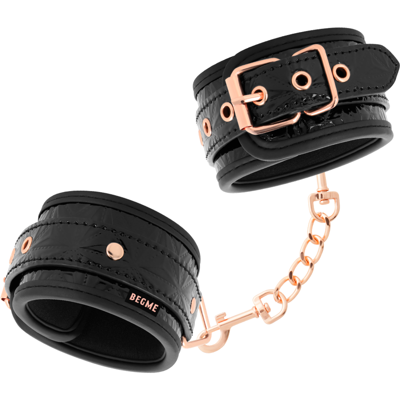 Begme Black Edition - Premium Handcuffs With Neoprene Lining