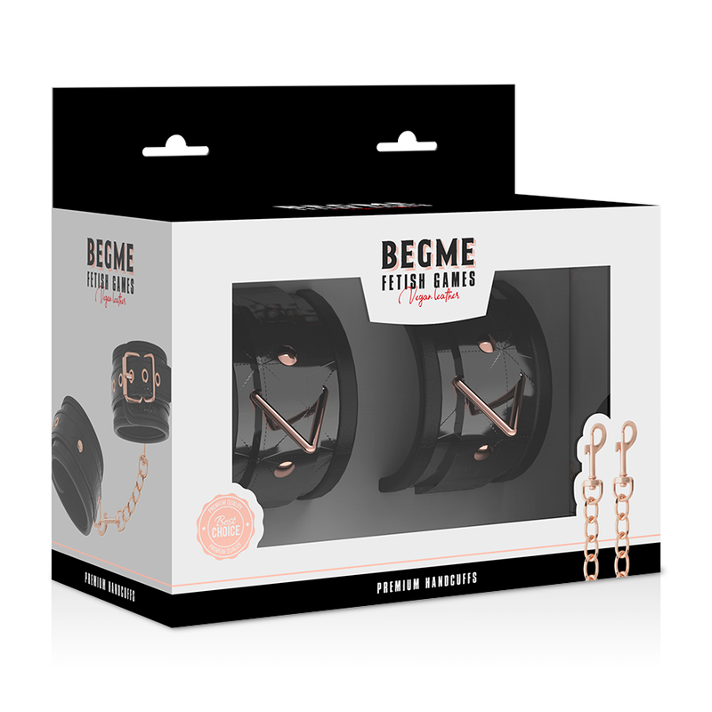 Begme Black Edition - Premium Handcuffs With Neoprene Lining