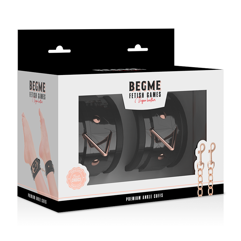 Begme Black Edition - Premium Ankle Cuffs With Neoprene Lining