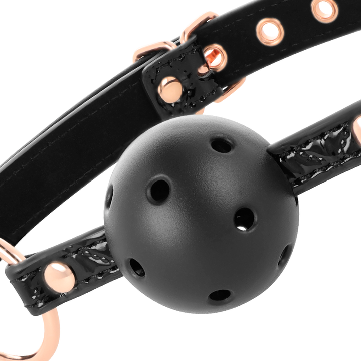 Begme Black Edition - Ball Gag Vegan Leather