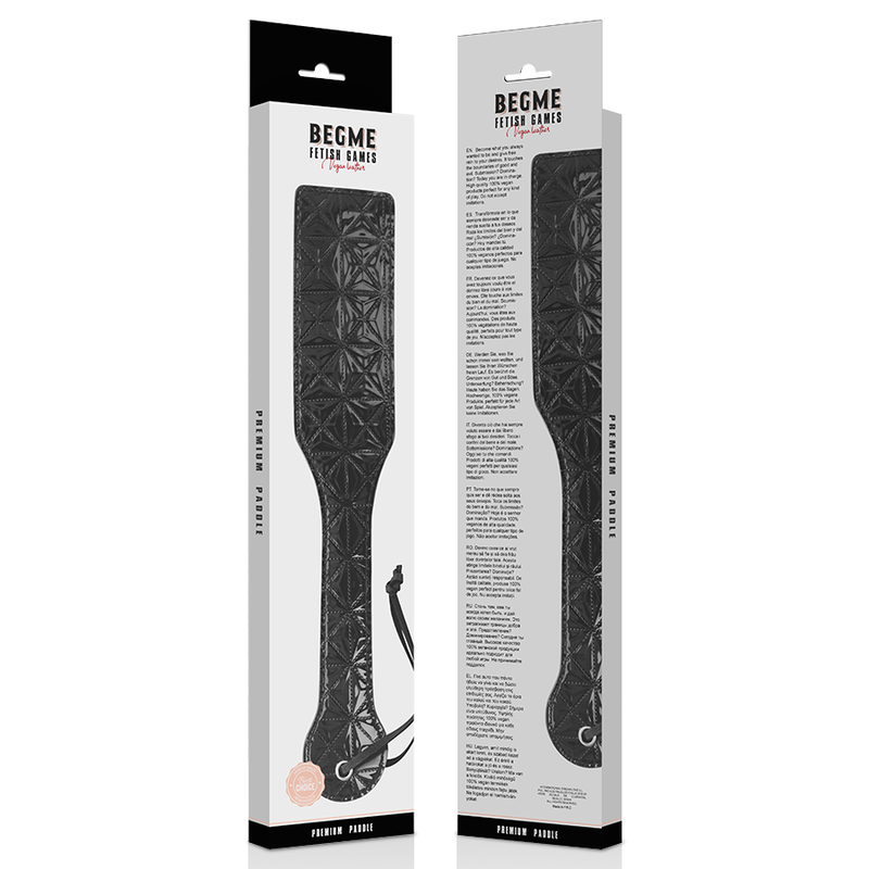 Begme Black Edition - Vegan Leather Paddle