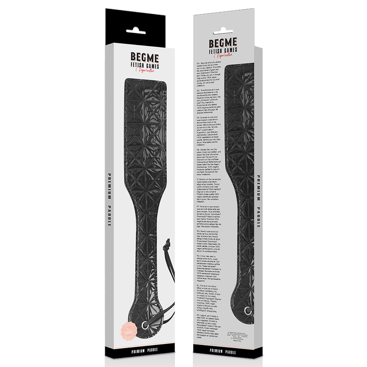 Begme Black Edition - Vegan Leather Paddle