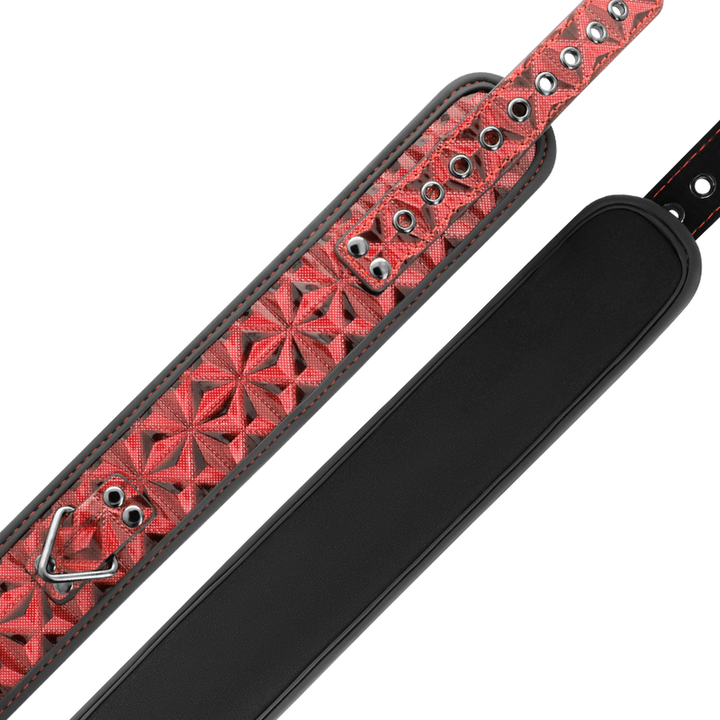 Begme Red Edition - Premium Vegan Leather Collar With Neoprene