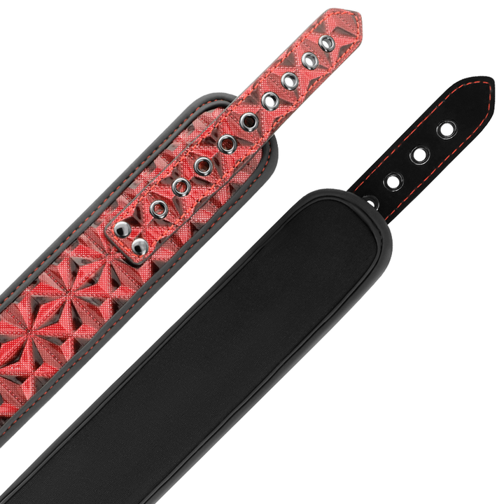 Begme Red Edition - Collar With Nipple Clamps With Neoprene