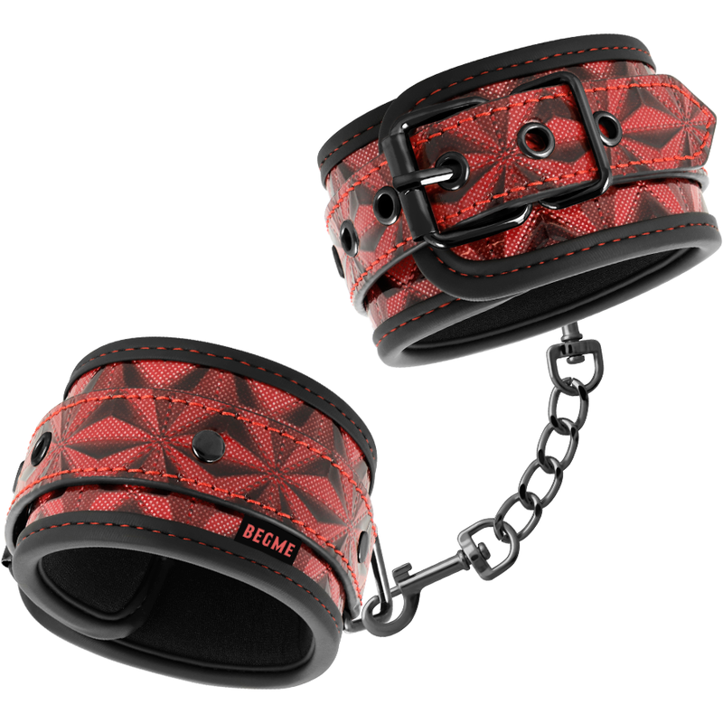 Begme Red Edition - Premium Handcuffs With Neoprene Lining