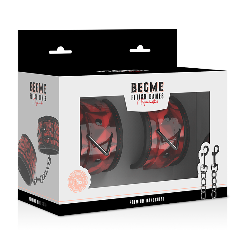 Begme Red Edition - Premium Handcuffs With Neoprene Lining