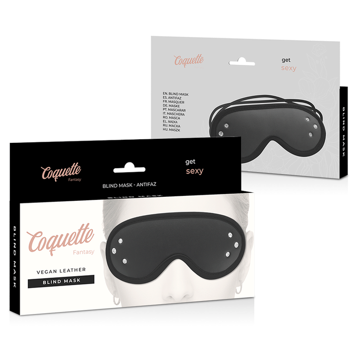 Coquette Chic - Desire Fantasy Vegan Leather Blind Mask With