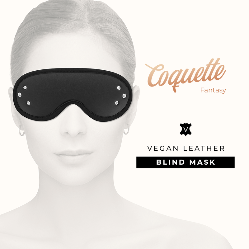 Coquette Chic - Desire Fantasy Vegan Leather Blind Mask With