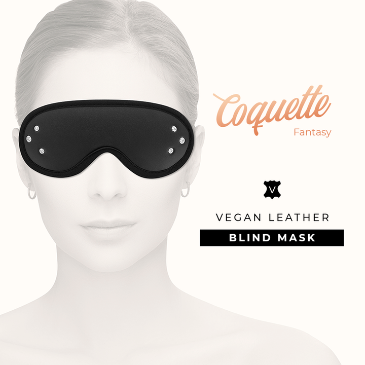 Coquette Chic - Desire Fantasy Vegan Leather Blind Mask With
