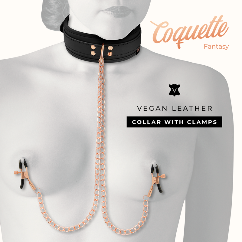 Coquette Chic - Desire Fantasy Nipple Clamp Necklace With