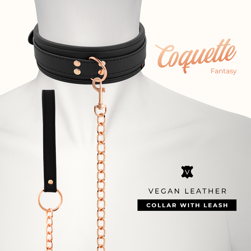 Coquette Chic - Desire Fantasy Vegan Leather Collar With