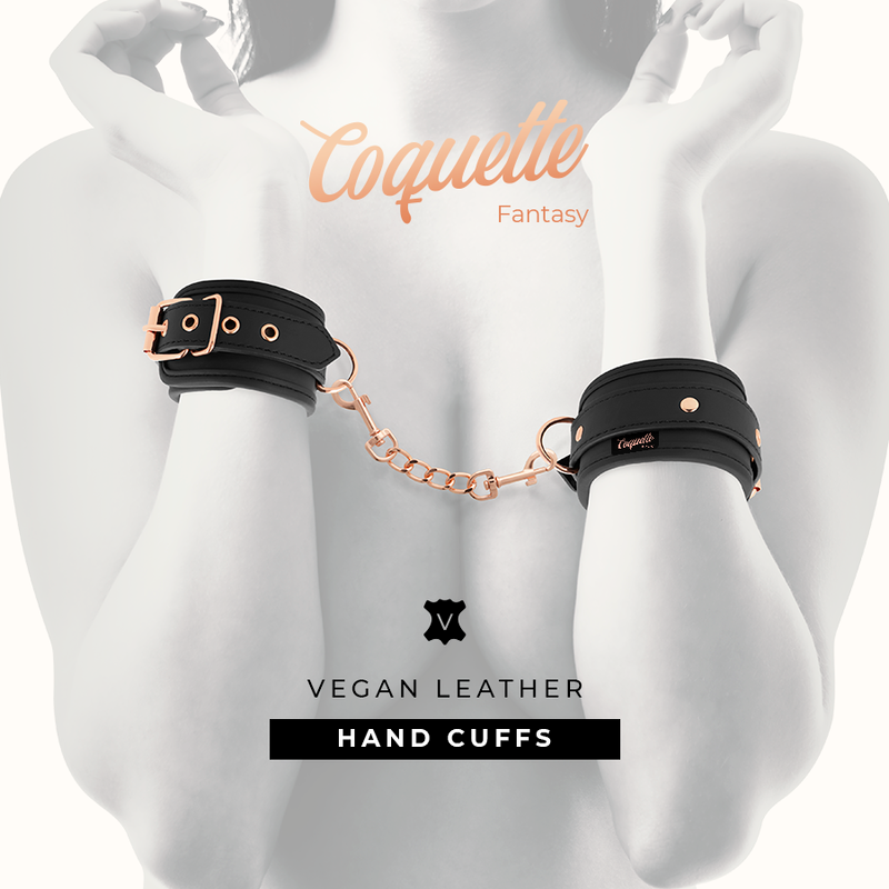 Coquette Chic - Desire Fantasy Vegan Leather Handcuffs