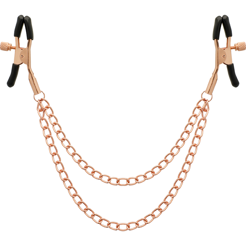 Coquette Chic - Desire Fantasy Metal Nipple Clips With Chain