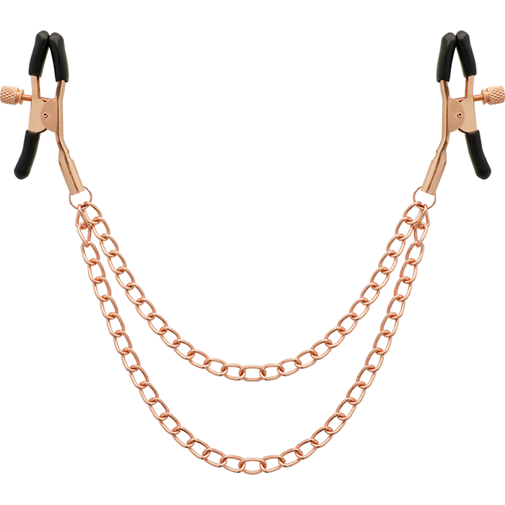 Coquette Chic - Desire Fantasy Metal Nipple Clips With Chain