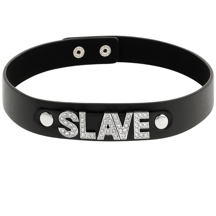 Coquette Chic - Desire Slave Vegan Leather Choker