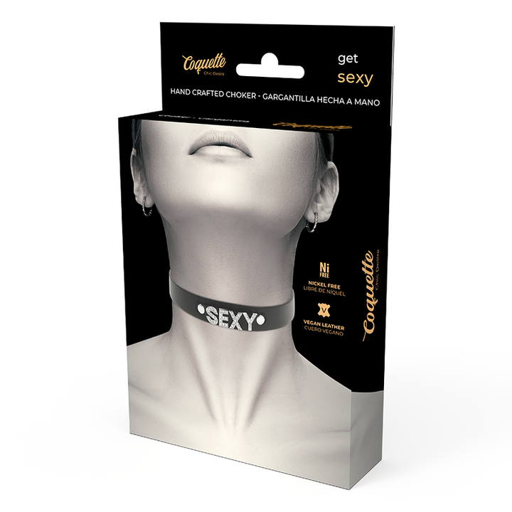 Coquette Chic - Desire Sexy Vegan Leather Choker