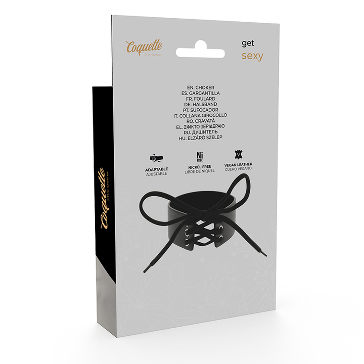 Coquette Chic - Desire Vegan Leather Choker