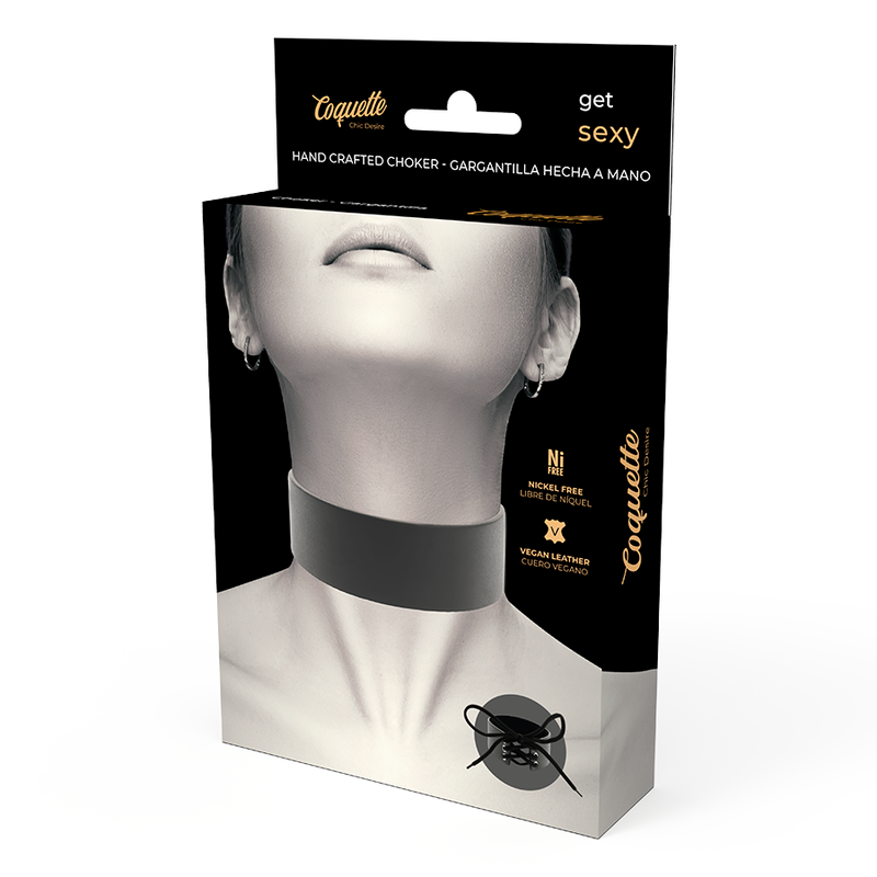 Coquette Chic - Desire Vegan Leather Choker
