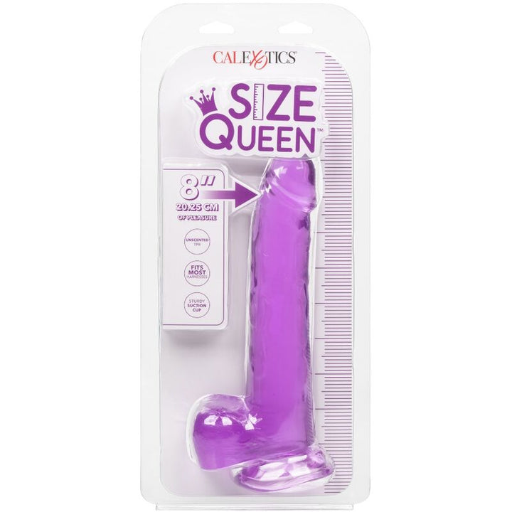 Calexotics Size Queen Dildo Purple 20.3 CM — Purple, TPR