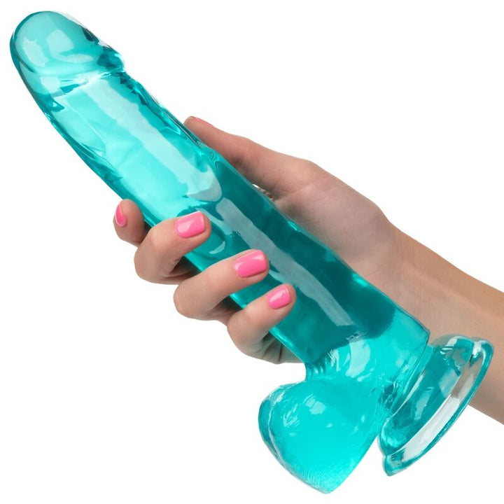 Calexotics Size Queen Dildo Blue 20.3 CM — Blue, TPR
