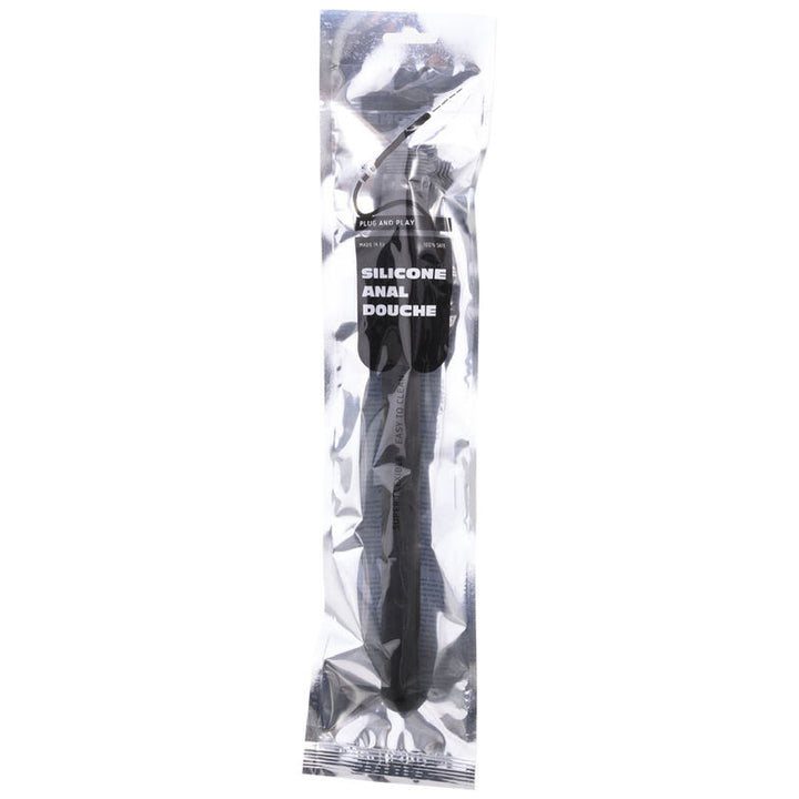All Black - Shower Anal Silicone Sistema Stopper 27 CM