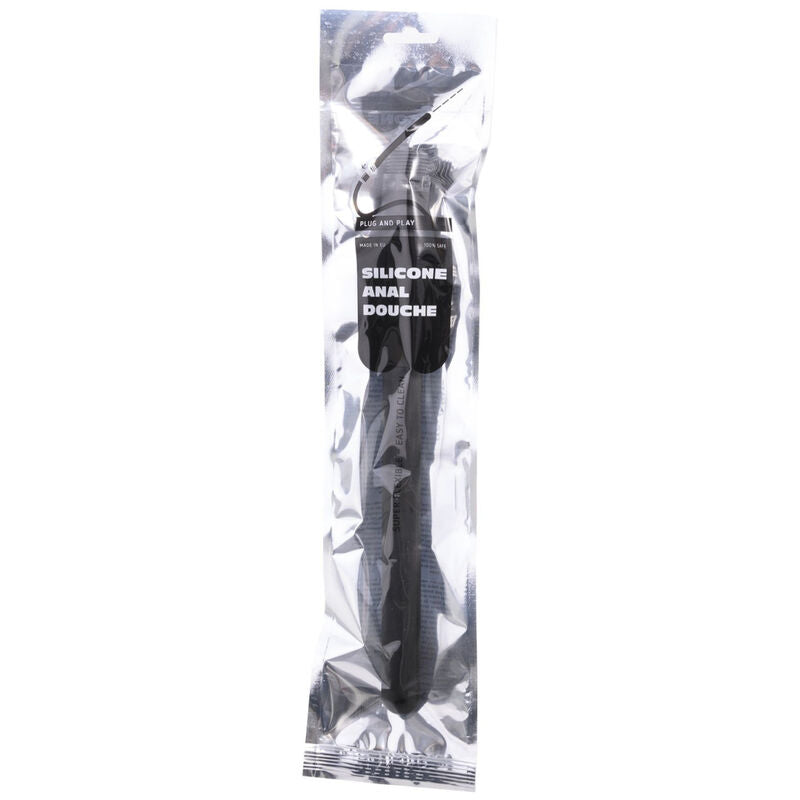 All Black - Beaded Shower Anal Silicone 27 CM