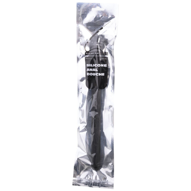 All Black - Mega Ripple Shower Anal Silicone 28.5 CM