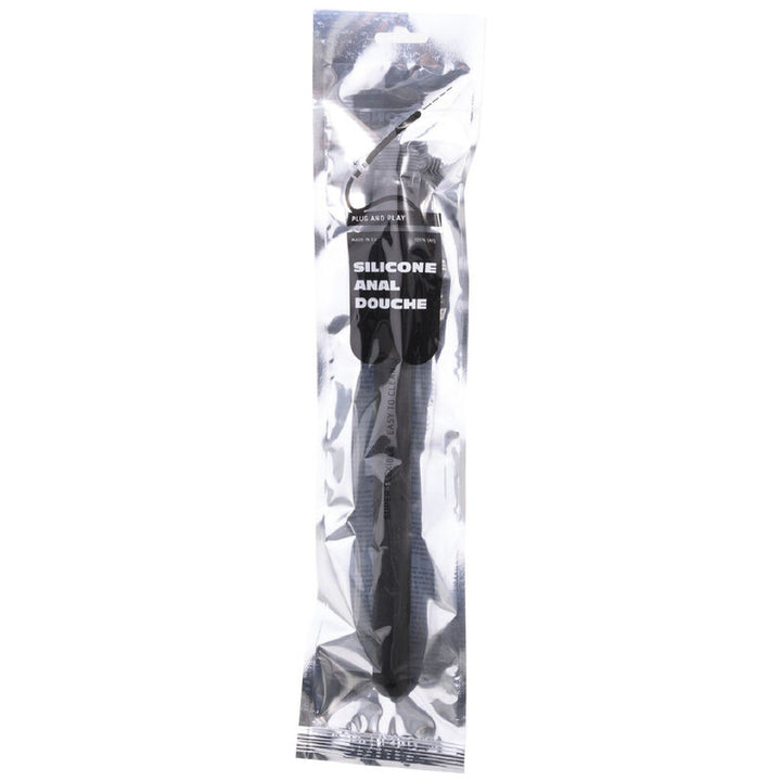 All Black - Mega Ripple Shower Anal Silicone 28.5 CM