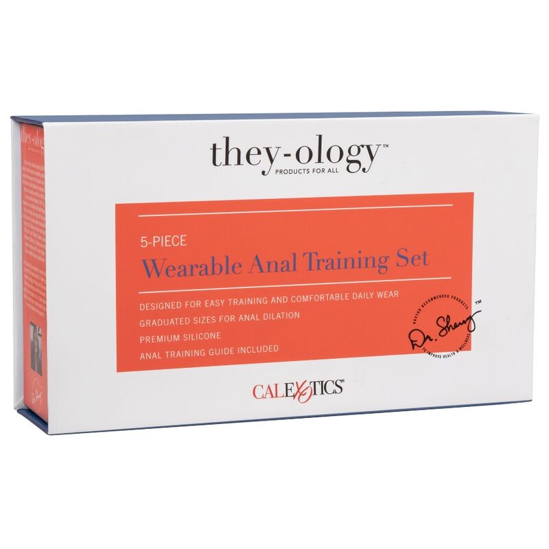 Wearable Anal Training Set 5 Pieces — Black