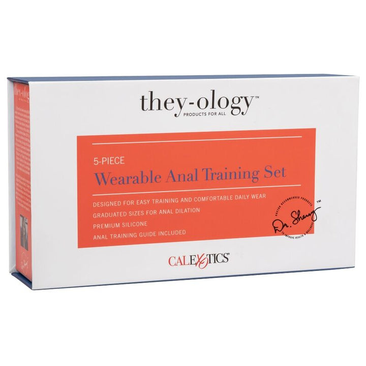 Wearable Anal Training Set 5 Pieces — Black