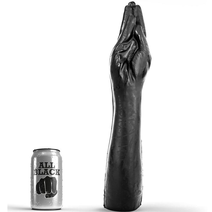 All Black Fist Giant Fisting 40 CM — Black PVC