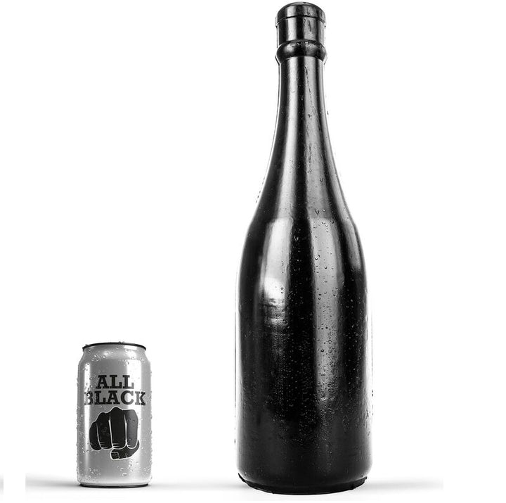 All Black Bottle 39,5 CM — Black PVC