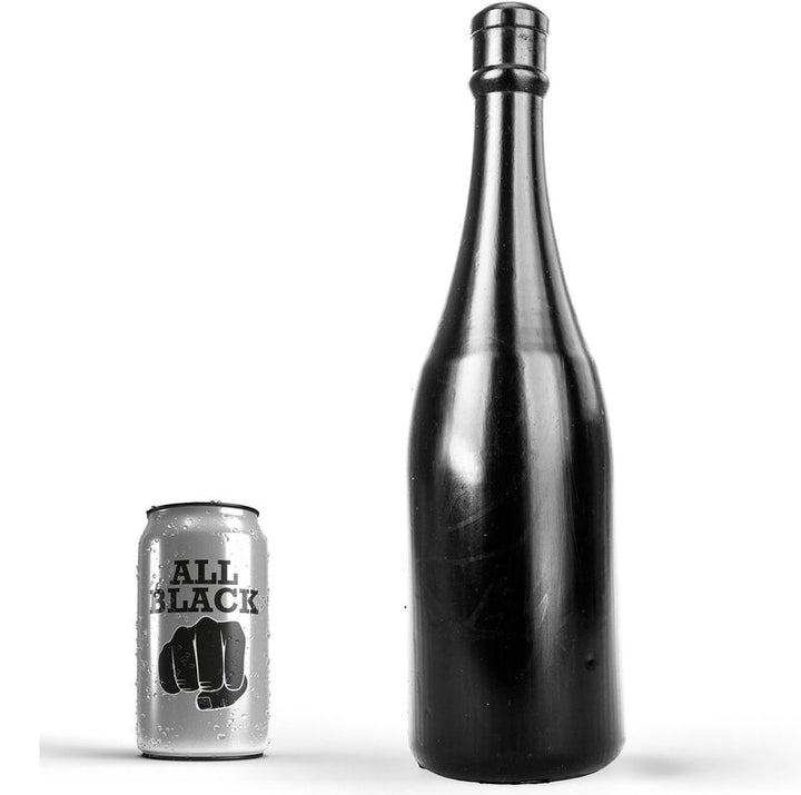 All Black Anal Bottle 34,5 CM — Black PVC