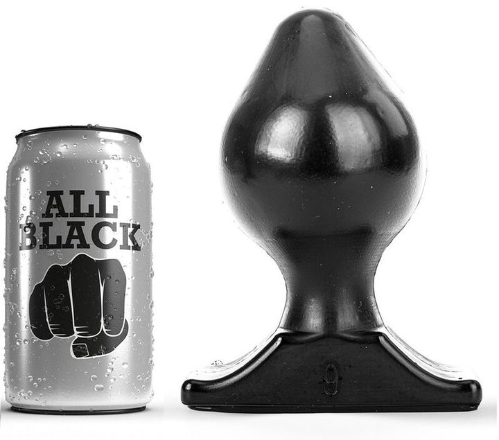 All Black Plug 16,5 CM — Black PVC